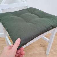 Hemp cotton seat Cushion for chair without ties filled organic hemp fiber in natural cotton fabric Chair Cushion Pillow seat Chair Cushion Pillow seat