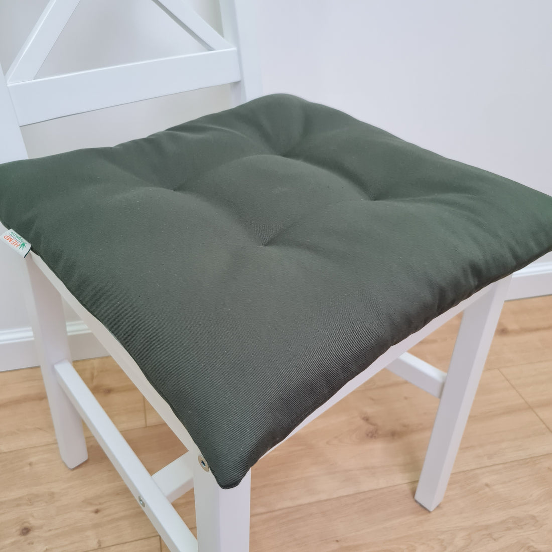 Hemp cotton seat Cushion for chair without ties filled organic hemp fiber in natural cotton fabric Chair Cushion Pillow seat Chair Cushion Pillow seat