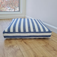 Hemp cushion with removable cover Hemp fiber filling in cotton fabric with linen cover Floor cushion custom made size