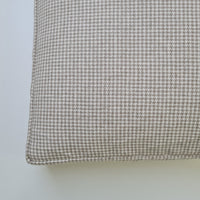 Hemp cushion with removable cover Hemp fiber filling in cotton fabric with linen cover Floor cushion custom made size