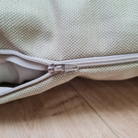 Natural Hemp Linen Dog Bed Olive Beige Linen Fabric filled organic Hemp Fiber filling - Pet Mat - house for cats dogs organic gift for dog