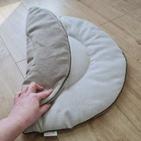 Round HEMP pet mat carpet filled HEMP Fiber rug /dog mat pad/ cat mat/organic dog mat pad/organic cat/ pet blanket