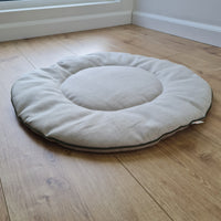 Round HEMP pet mat carpet filled HEMP Fiber rug /dog mat pad/ cat mat/organic dog mat pad/organic cat/ pet blanket