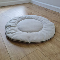 Round HEMP pet mat carpet filled HEMP Fiber rug /dog mat pad/ cat mat/organic dog mat pad/organic cat/ pet blanket