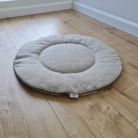 Round HEMP pet mat carpet filled HEMP Fiber rug /dog mat pad/ cat mat/organic dog mat pad/organic cat/ pet blanket