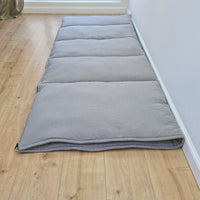 Thick HEMP Sleeping bag Ashen HEMP fabric filled organic Hemp fiber filling - Hemp sleep bag / blanket quilt, hand made