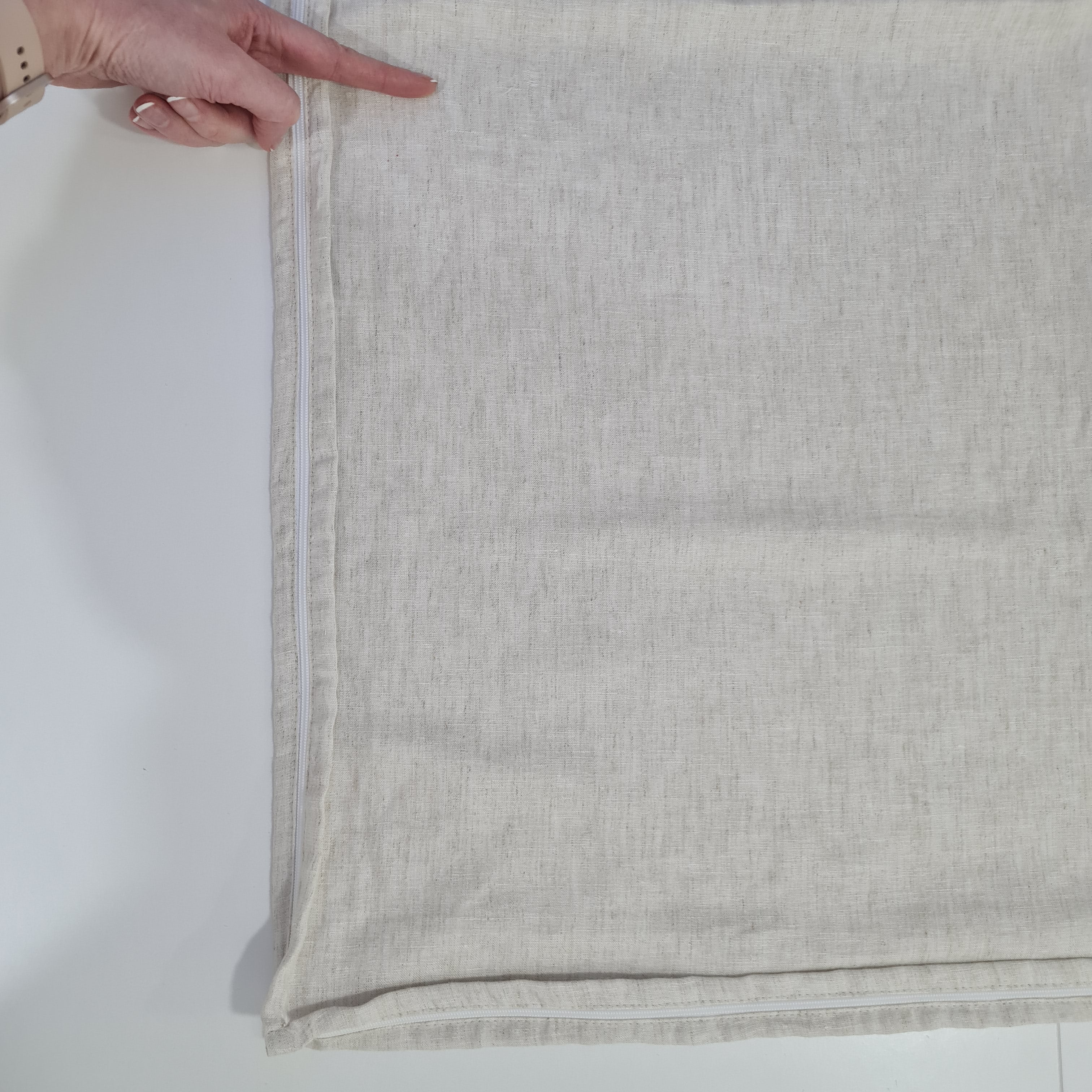 31"Wx75"L (80x190 cm) HEMP Sleeping Bag Liner with Zipper without PillowInsert for Camping Hiking Hostel Travel organic non-dyed hemp fabric