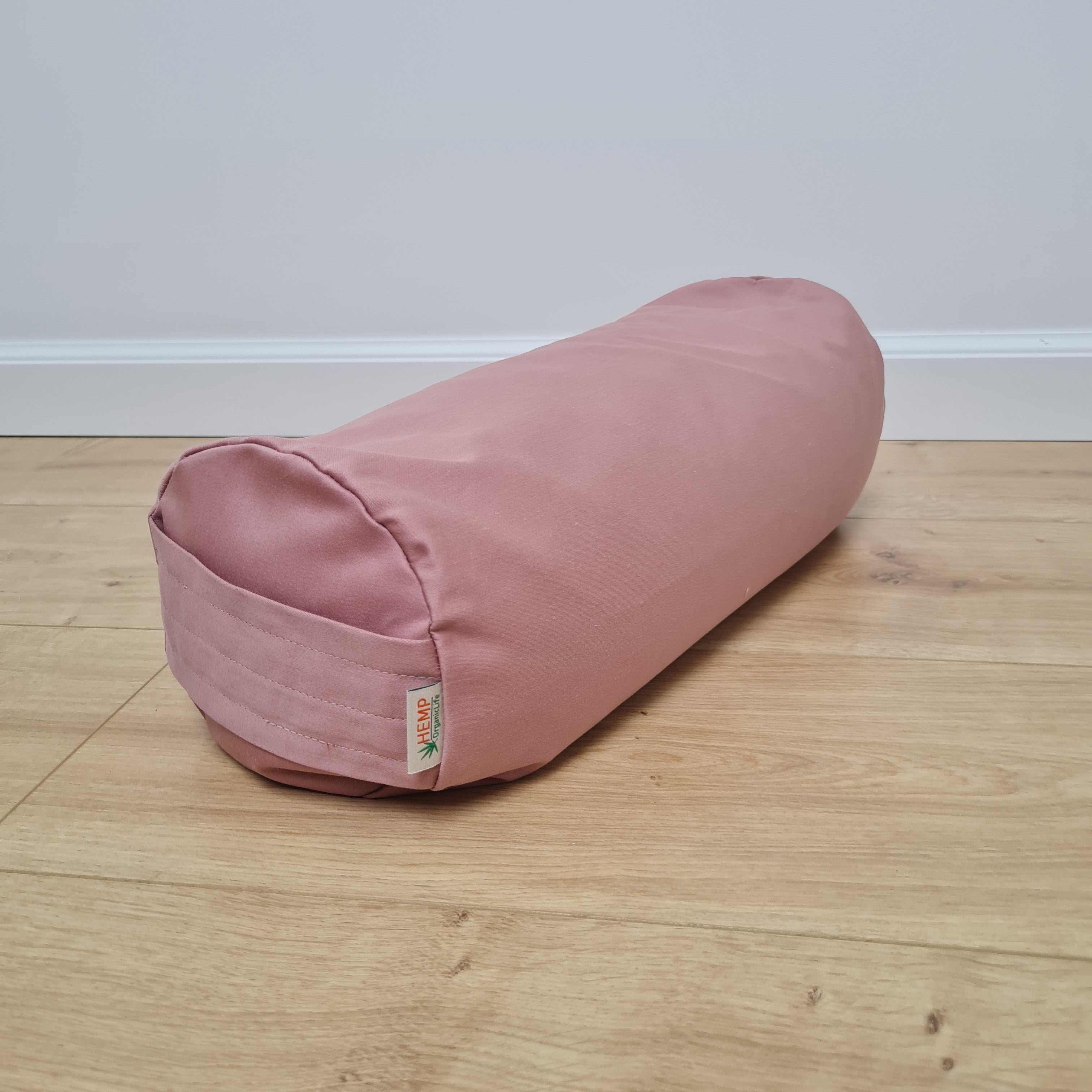 Bolster filled organic Buckwheat hulls yoga pillow Meditation pillow natural non dyed cotton fabric