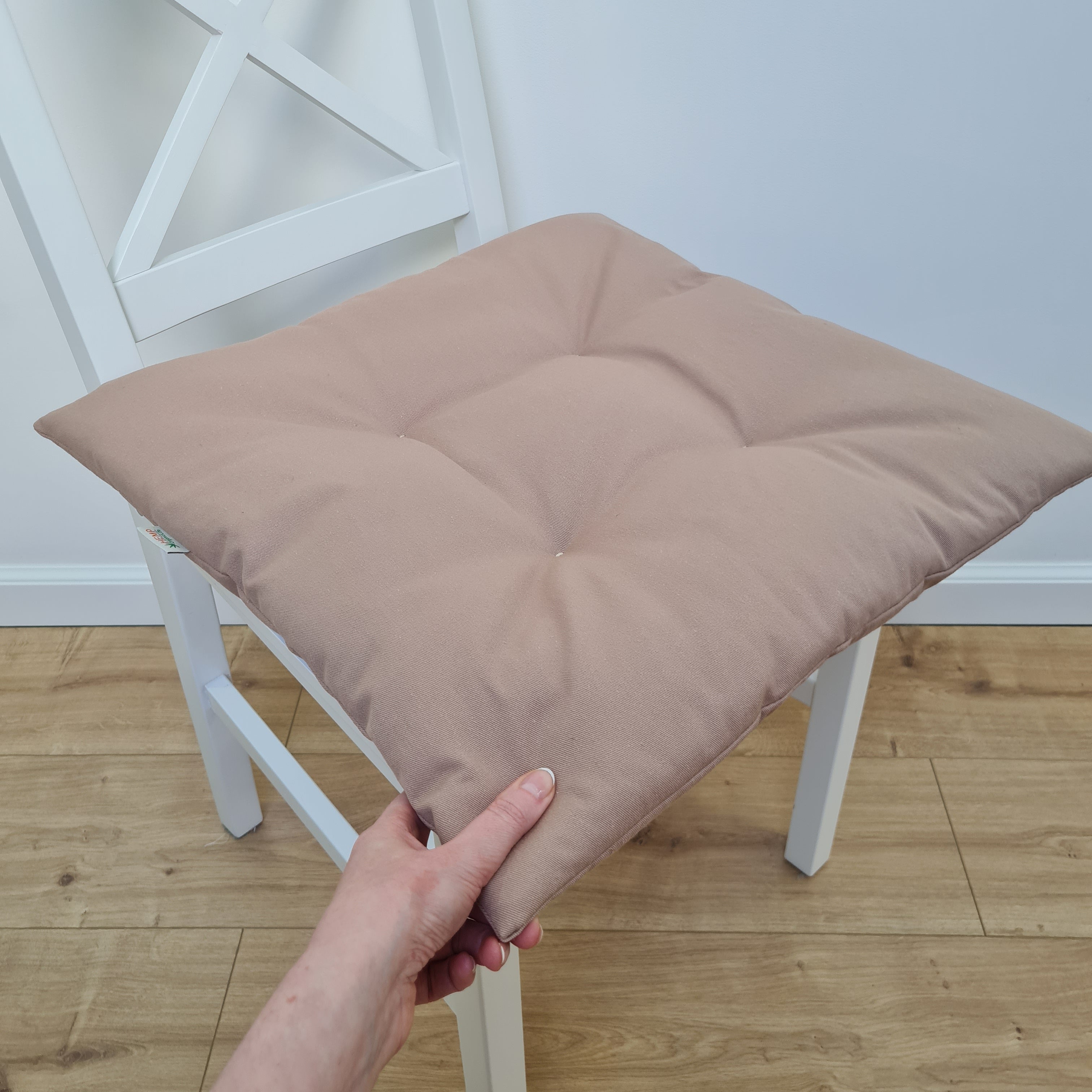 Hemp cotton seat Cushion for chair without ties filled organic hemp fiber in natural cotton fabric Chair Cushion Pillow seat Chair Cushion Pillow seat