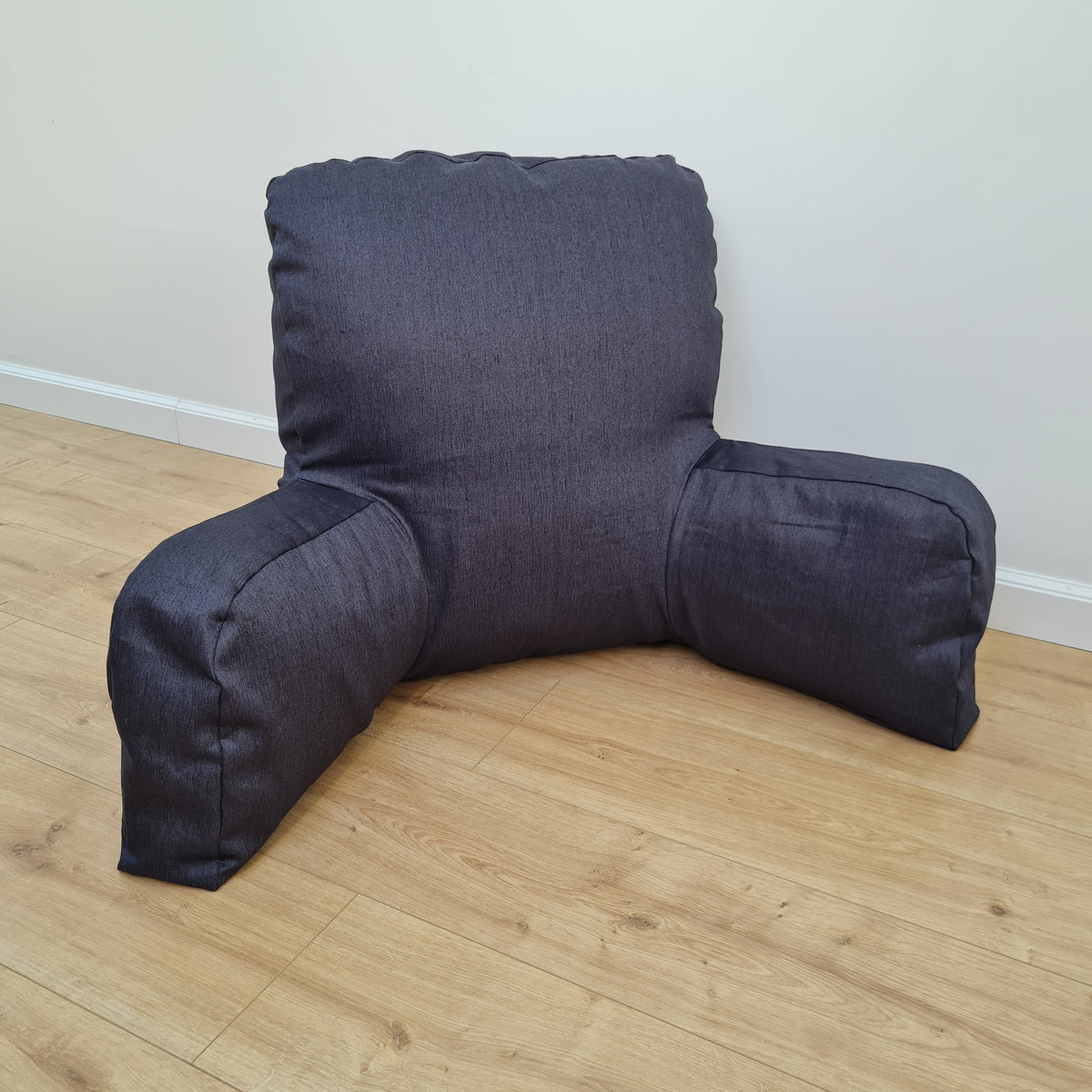 Hemp back cushion filled organic hemp fiber filling with natural linen removable zippered cover