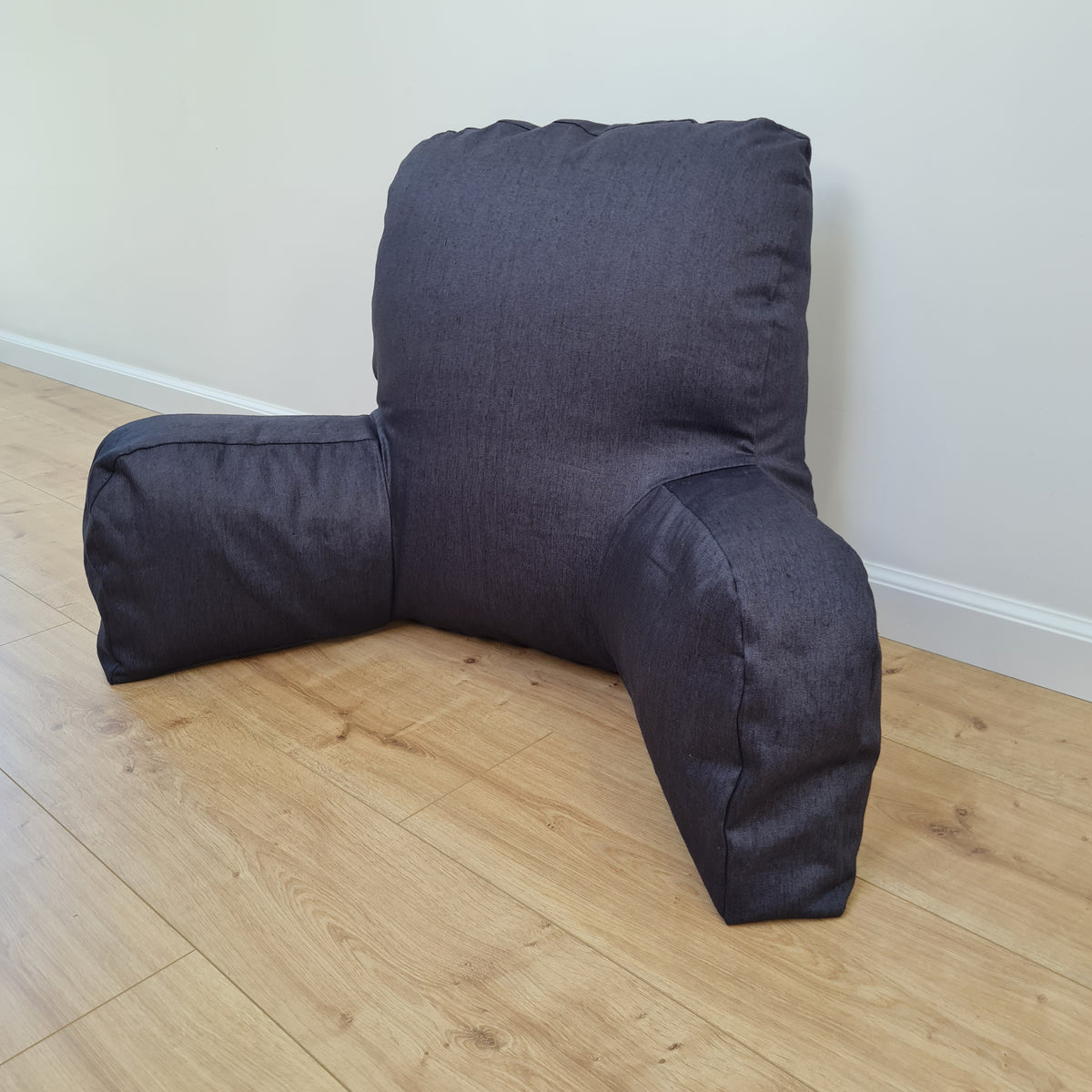Hemp back cushion filled organic hemp fiber filling with natural linen removable zippered cover