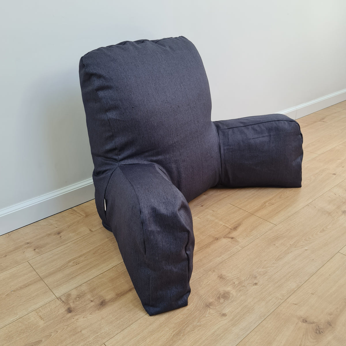 Hemp back cushion filled organic hemp fiber filling with natural linen removable zippered cover
