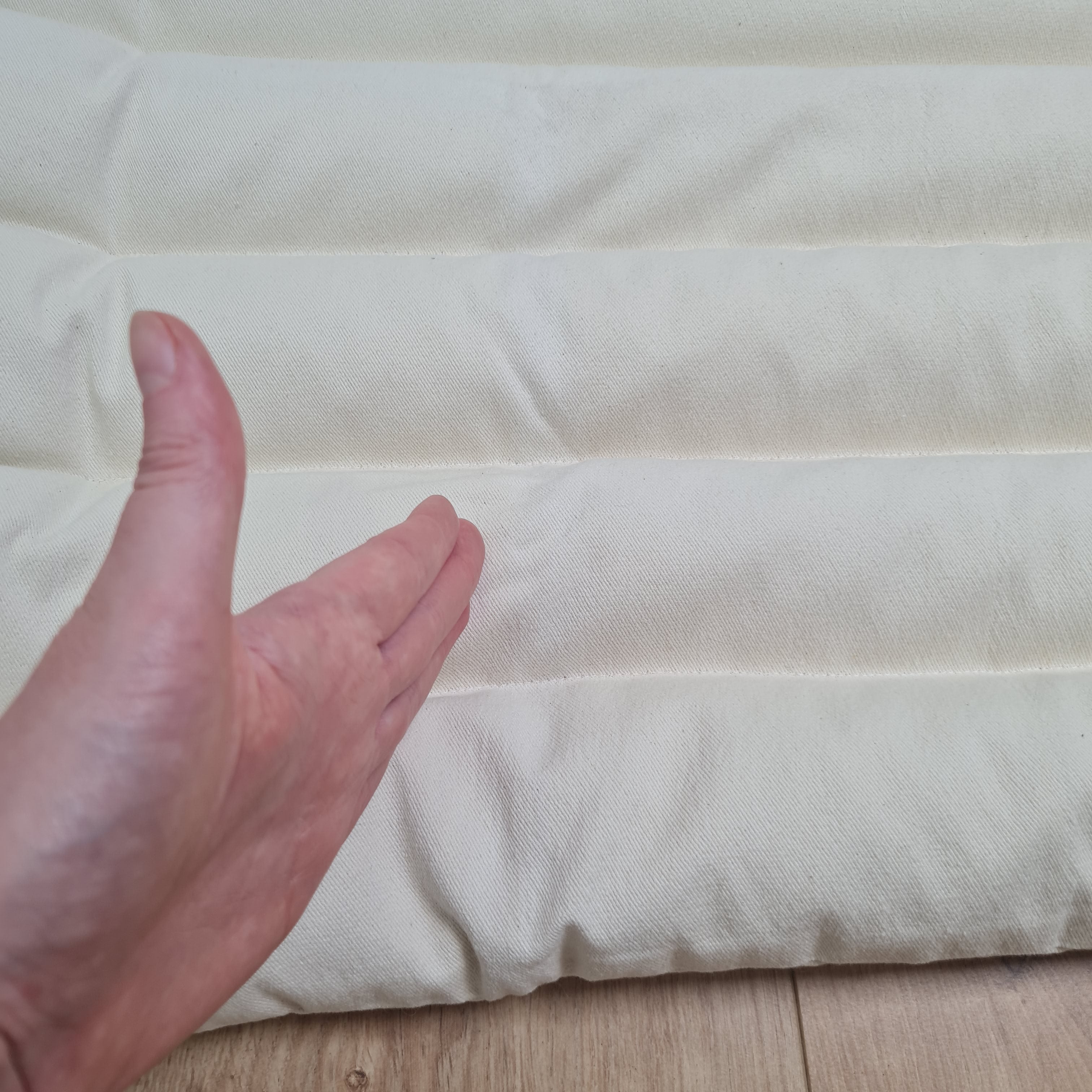 20"x33.5" (50x85 cm) Linen Mat filled Buckwheat hulls in non-dyed cotton fabric Floor Cushion /Meditation pillow for Yoga studio/ Zabuton