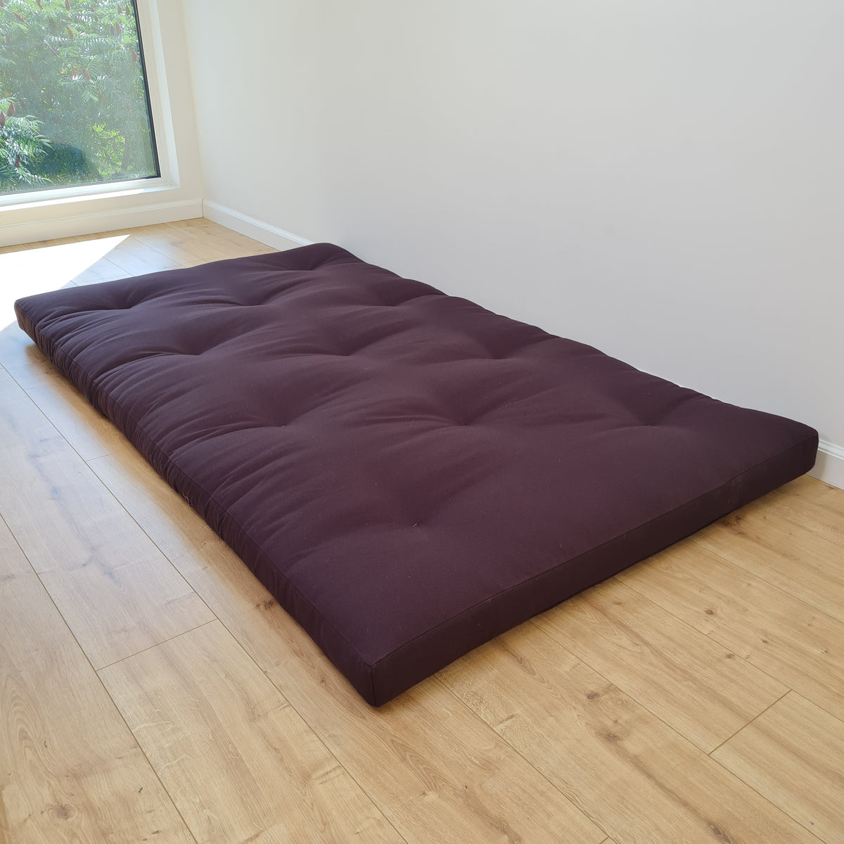 HEMP shikibuton mat Shiki futon 3” thick filled organic hemp fiber filler in natural Cotton fabric Custom Size Hand made