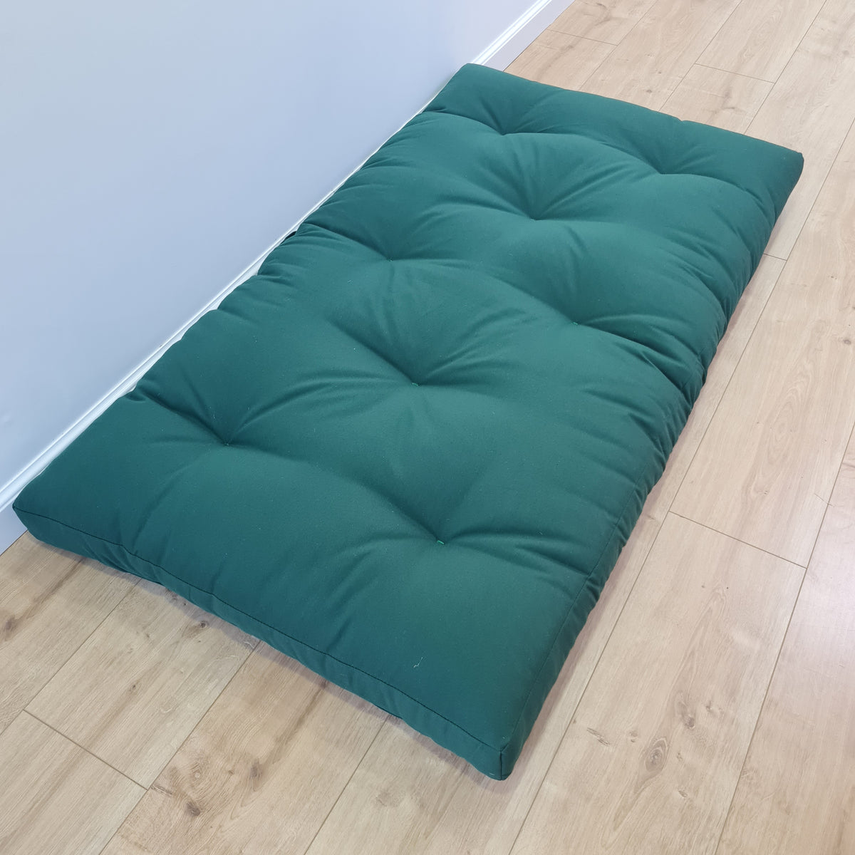 27"x51" (70x130cm) HEMP shikibuton mat Shiki futon 3” thick filled organic hemp fiber filler in natural Cotton fabric Hand made topper