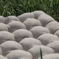 Linen Buckwheat floor cushion Zabuton Organic pillow buckwheat hulls / pillow seat/Meditation Yoga /Natural