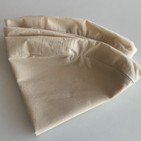 Special listing for Stephanie Ansin three inner cotton covers for Zafu in size D14" x 4.7"H (35x12cm) made of natural undyed cotton