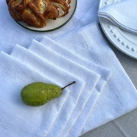 White Linen Napkins Custom order napkins, Cloth napkins set, Fabric napkins wedding bulk, Table linens