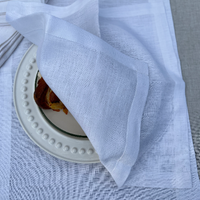 White Linen Napkins Custom order napkins, Cloth napkins set, Fabric napkins wedding bulk, Table linens