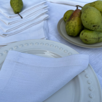 White Linen Napkins Custom order napkins, Cloth napkins set, Fabric napkins wedding bulk, Table linens