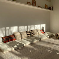 HEMP shikibuton mat Shiki futon 3” thick filled organic hemp fiber filler in natural non-dyed Cotton fabric Custom Size Hand made