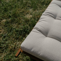 Natural Hemp Linen Сushion for Sunbed Sun Lounger Pool Pad Replacement Chair Garden Outdoor Linen fabric filled organic Hemp fiber Custom