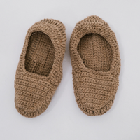 Hemp slippers natural non-dyed hemp yarn