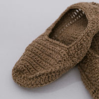 Hemp slippers natural non-dyed hemp yarn