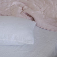 Linen Pillowcases Linen Washed Fabric Black White Green Ashen Pink Custom sizes Make to order