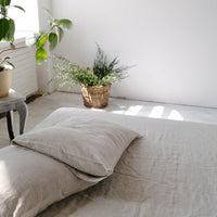 Linen Pillowcases Linen Washed Fabric Black White Green Ashen Pink Custom sizes Make to order