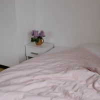 47" x 51" (120 x 130 cm) HEMP Linen Blanket Quilt Linen Fabric filled organic Hemp Fiber Filler