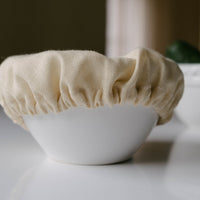 Hemp Linen Bowl Covers Hemp Linen fabric container covers