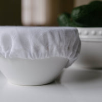 Hemp Linen Bowl Covers Hemp Linen fabric container covers