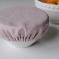 Hemp Linen Bowl Covers Hemp Linen fabric container covers