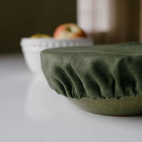 Hemp Linen Bowl Covers Hemp Linen fabric container covers