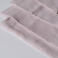16" / 4 pcs ashen pink Linen napkins Natural napkins, Cloth napkins set, Fabric napkins wedding bulk, Table linens
