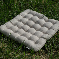 Linen Buckwheat floor cushion Zabuton Organic pillow buckwheat hulls / pillow seat/Meditation Yoga /Natural