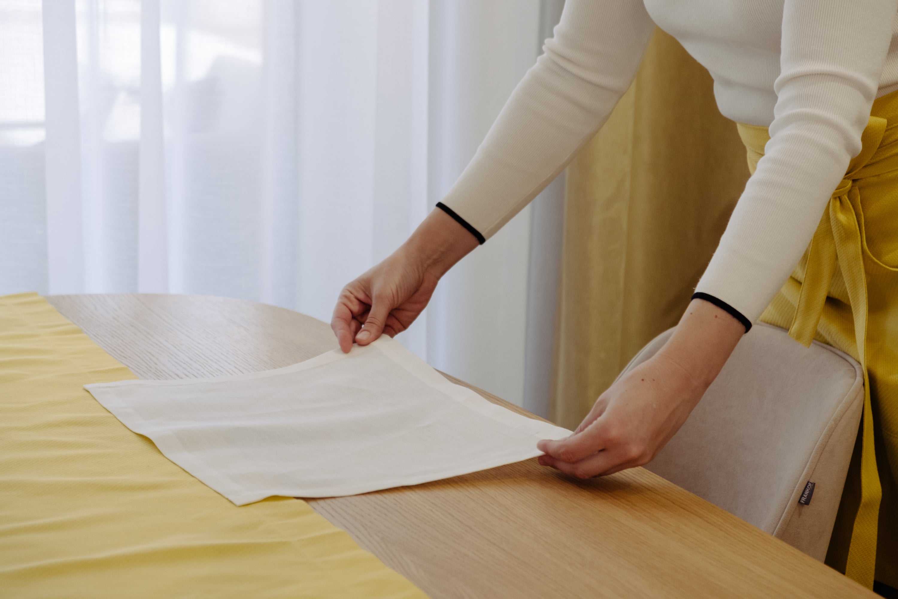 Hemp Placemat Natural Kitchen Hemp Eco-Friendly Cloth Table Linens Mats 14'' x 18'' for Table Decor, Rustic Dining