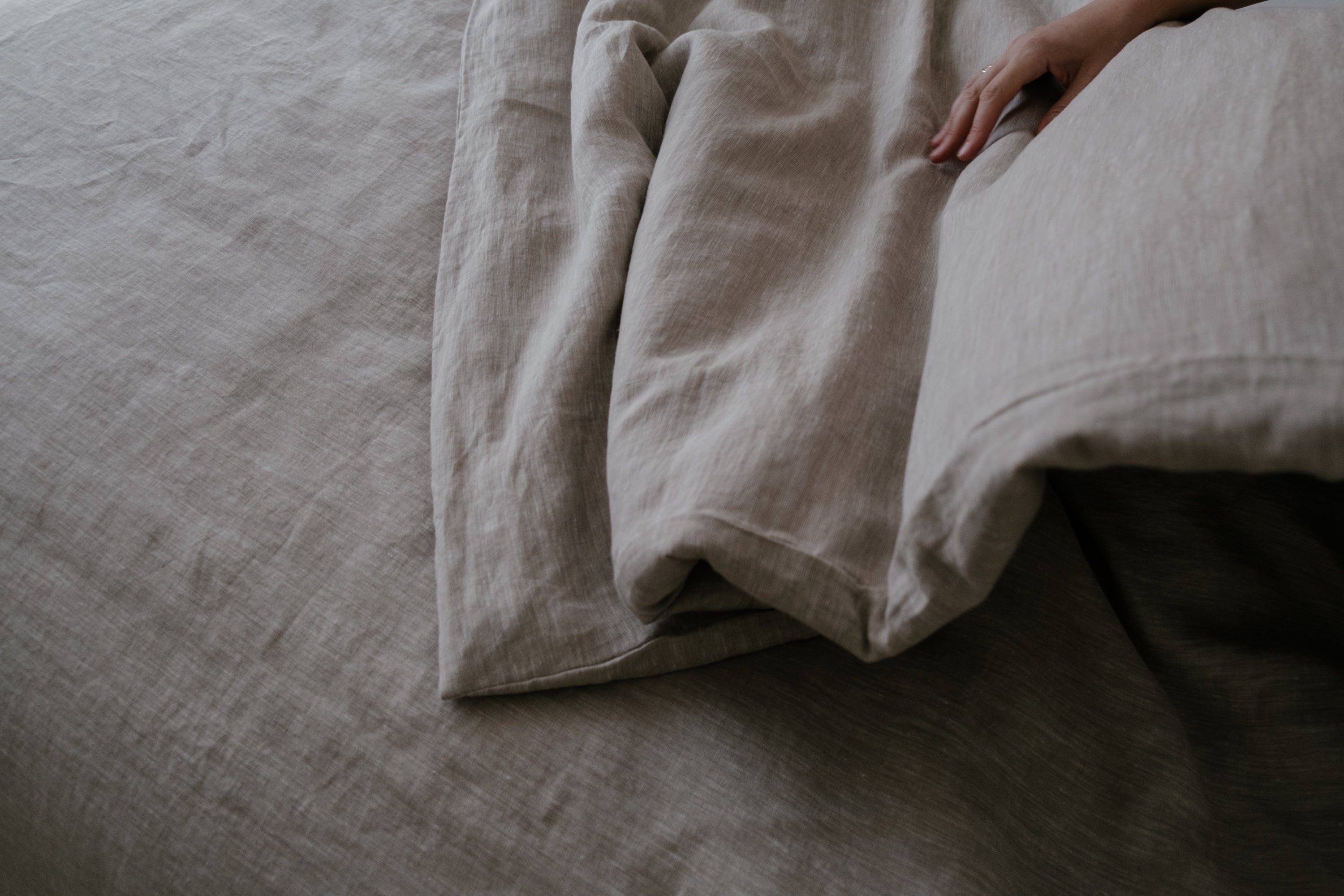 Linen Duvet Cover with zipper Natural Washed 100% Linen Fabric Full Queen King Custom Size