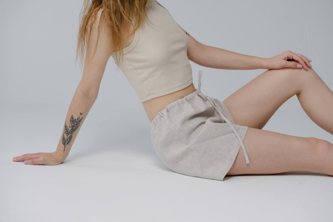 Linen Underpants Underwear for women Natural Women's Underwear for sleeping