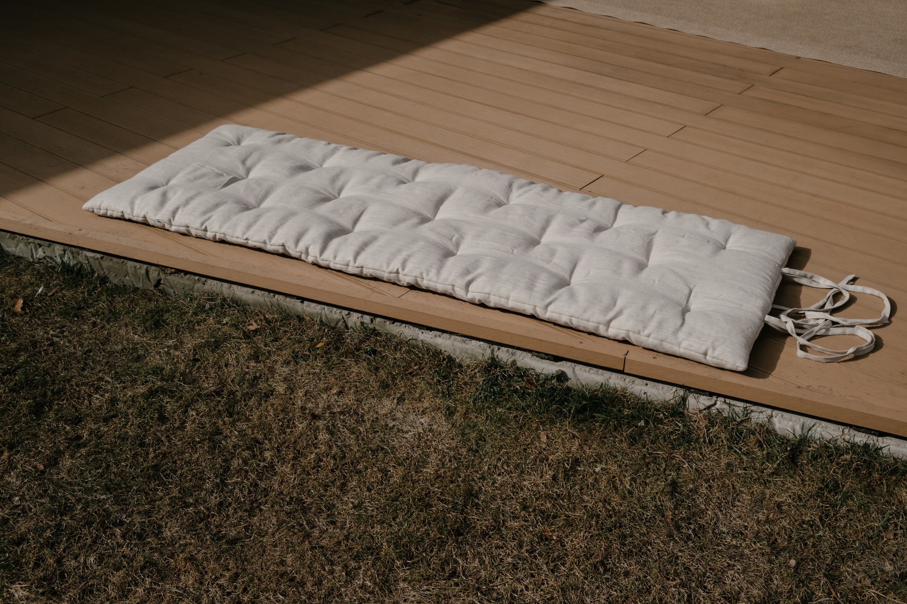 HEMP Linen Topper Protector 1.2” (3 cm) thick filled organic hemp fiber filler Shikibuton Mat in Linen fabric Custom Size Hand made