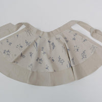 Linen Waist Apron vintage rustic, natural apron half apron Apron for woman