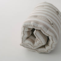 HEMP Linen Topper / Futon / Shikibuton Mat 3” thick filled organic hemp fiber filler in Linen fabric Custom Size Hand made