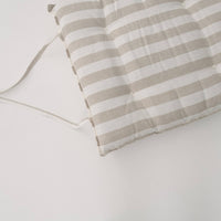 HEMP Linen Topper / Futon / Shikibuton Mat 3” thick filled organic hemp fiber filler in Linen fabric Custom Size Hand made