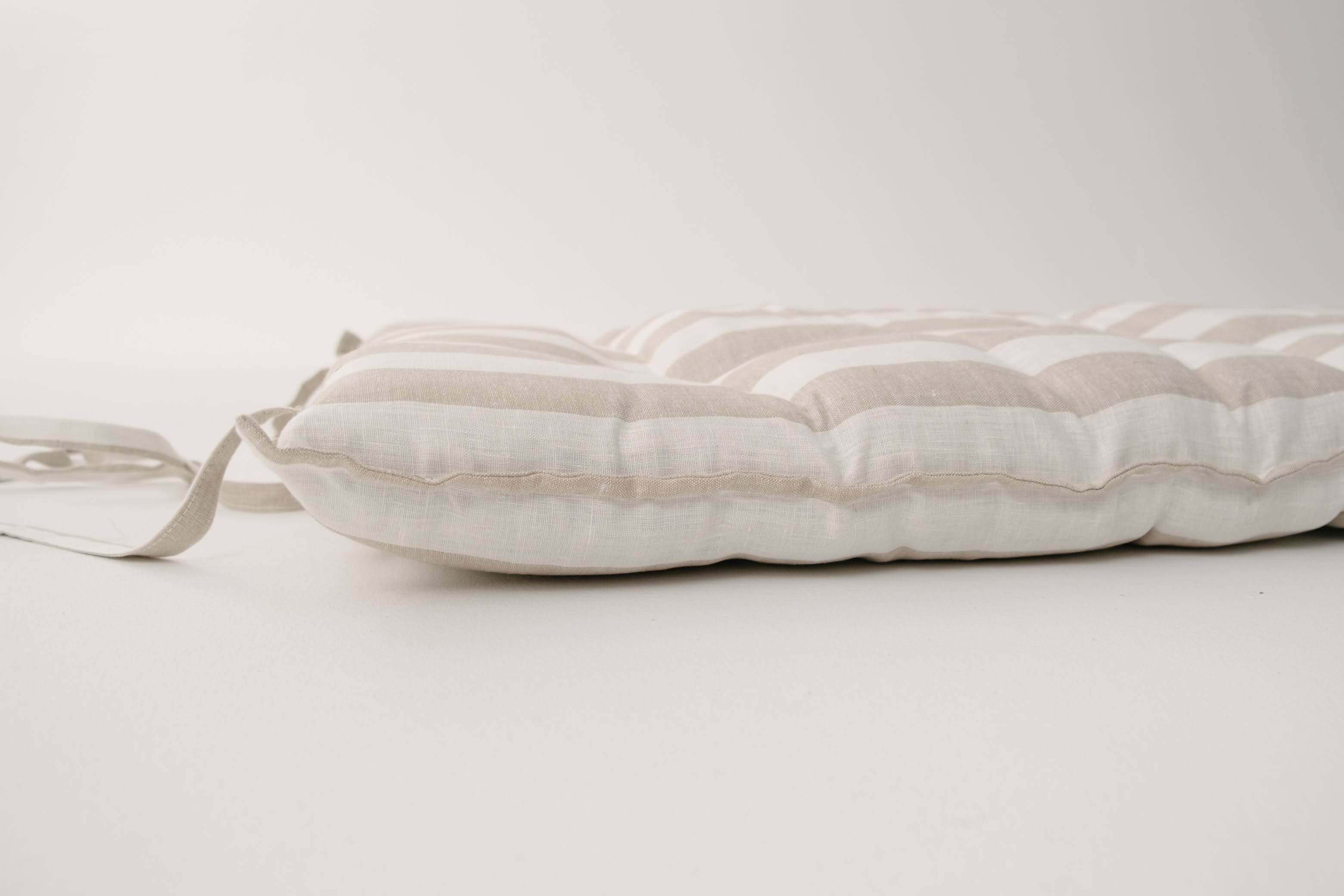HEMP Linen Topper / Futon / Shikibuton Mat 3” thick filled organic hemp fiber filler in Linen fabric Custom Size Hand made