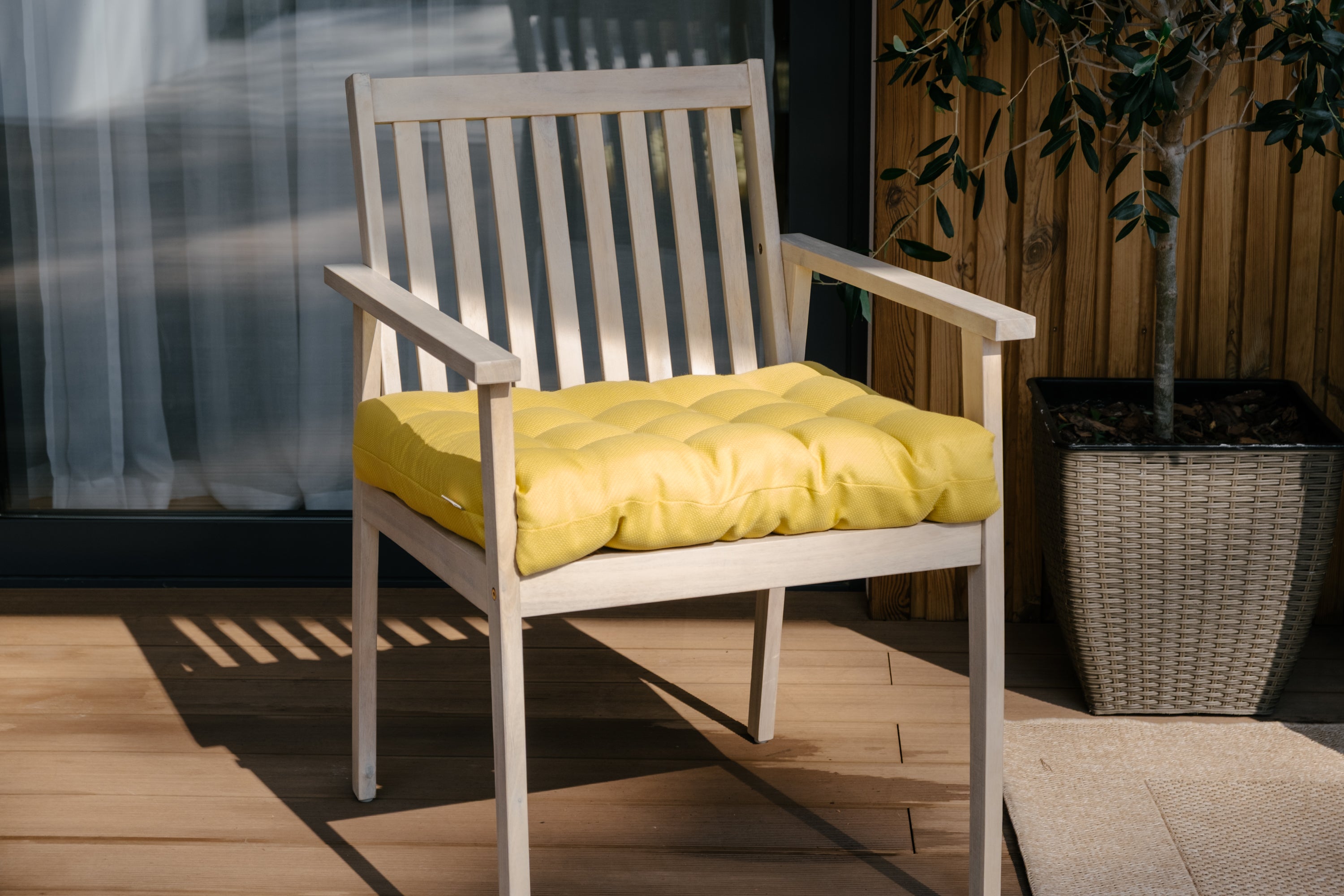 Hemp Garden Cushion field organic Hemp Fiber in Natural Hemp fabric / Chair Pillow seat / Floor cushion