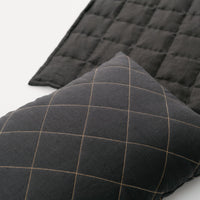 20" x 28" (50x70 cm) Black HEMP Pillow filled organic HEMP FIBER in hemp fabric regulation height/Hemp pillow/ Hypoallergenic Bed Pillow