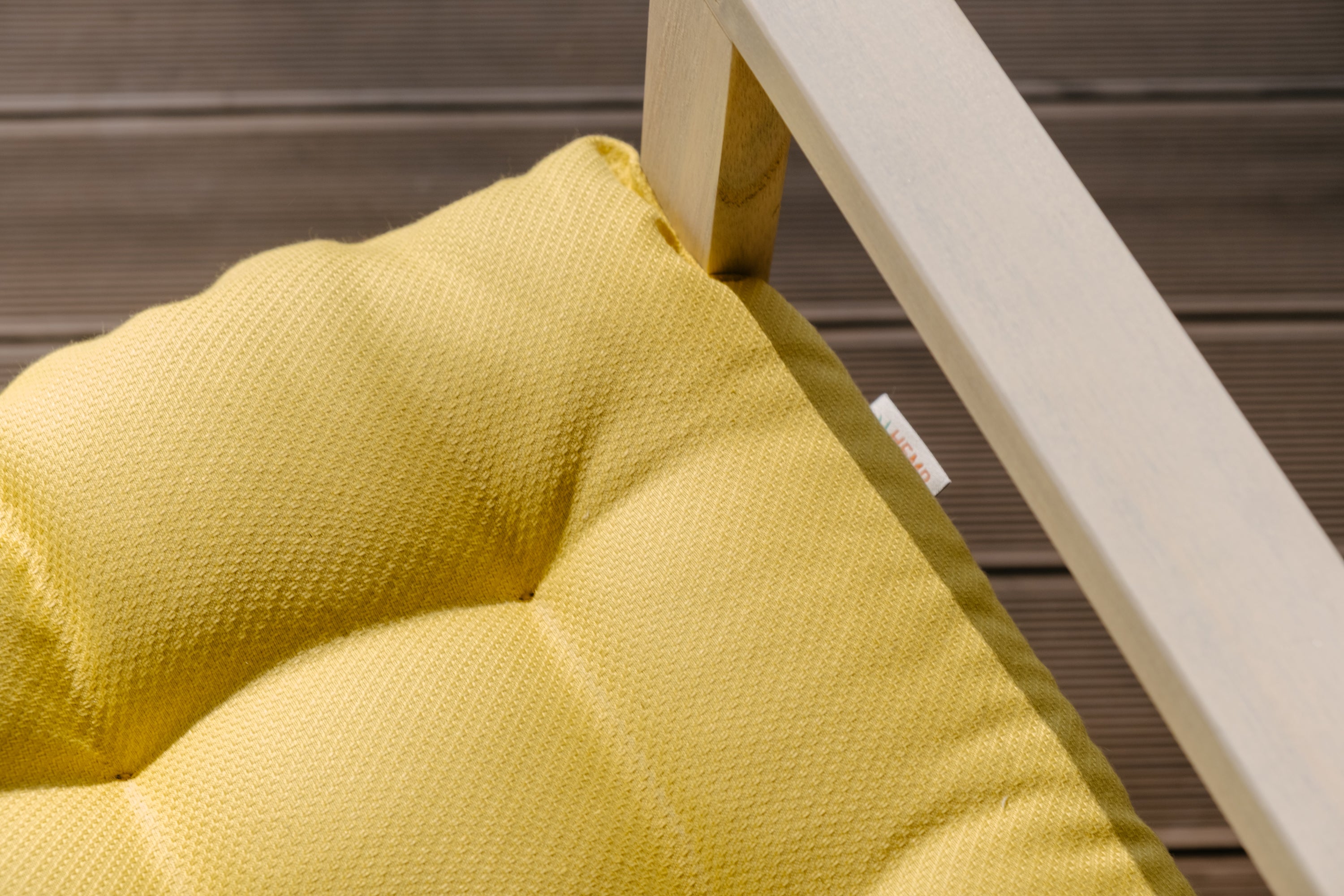 Hemp Garden Cushion field organic Hemp Fiber in Natural Hemp fabric / Chair Pillow seat / Floor cushion