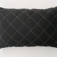 20" x 28" (50x70 cm) Black HEMP Pillow filled organic HEMP FIBER in hemp fabric regulation height/Hemp pillow/ Hypoallergenic Bed Pillow