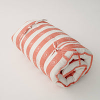 Organic Play mat Crawling mat filled HEMP Fiber in linen fabric playpen Blanky padded